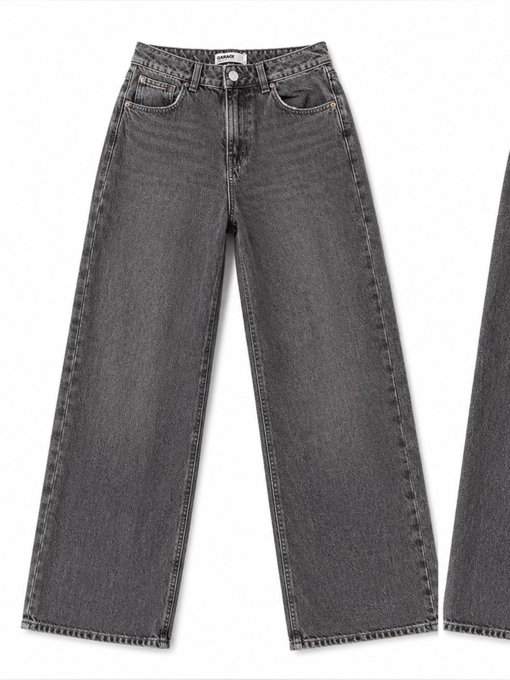 Garage Women's Straight Leg Jeans - Washed Gray